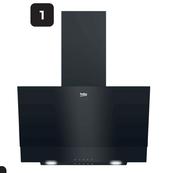 Beko 600mm Inclined Glass Cookervhood BHCA62422BBH