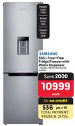 Samsung 303Ltr Frost-Free Fridge/Freezer With Water Dispenser RB30J3611SA/FA