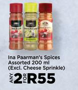 Ina Paarman's Spices Assorted-For 2 x 200ml