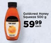 Goldcrest Honey Squeeze-500g Each