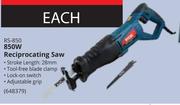 Ryobi 850W Reciprocating Saw RS-850-Each