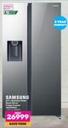 Samsung 617L Stainless Steel Black Mirror Fridge Freezer RS64R53