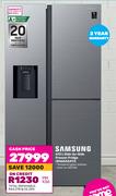 Samsung 613L Side By Side Freezer Fridge RH65A5411