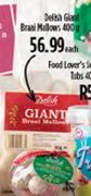 Delish Giant Braai Mallows-400g Each
