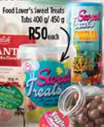 Food Lover's Sweet Treats Tubs 400g/450g-Each