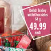 Delish Trolley With Chocolates-64g Each