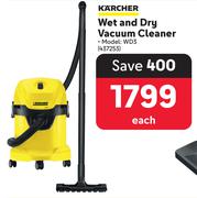 Karcher Wet & Dry Vacuum Cleaner WD3-Each