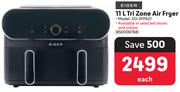 Eiger 11L Tri Zone Air Fryer EG-SFPA21-Each