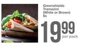 Greenshields Tramezini (White Or Brown)-6s Per Pack