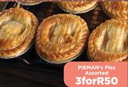 Pieman's Pies Assorted-For 3