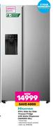 Hisense 474Ltr Side-by-Side Freezer Fridge With Water Dispenser H690SS-IDL