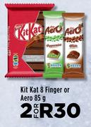 Kit Kat 8 Finger Or Aero-For 2 x 85g