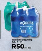 Aquelle Still Or Sparkling Water-6 x 1.5L Per Pack