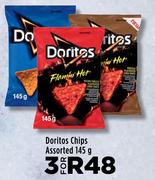 Doritos Chips Assorted-For 3 x 145g