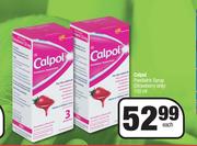 Calpol Paediatric Syrup Strawberry Only-100ml Each