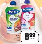 Purity Puree (Selected)-110ml Each
