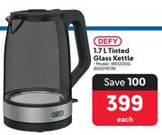 Defy 1.7L Tinted Glass Kettle WK5300G