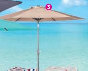 Republic 2.7m Round Push Up Umbrella