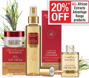 African Extracts Rooibos Advantage Night Cream 50ml Or Intensive Day Cream SPF15 50ml-Each