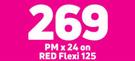 Tecno Spark 5 Air Smartphone-On Red Flexi 125