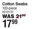 Pigeon Cotton Swabs 100 Piece