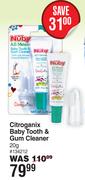 Nuby Citroganix Baby Tooth & Gum Cleaner-20g
