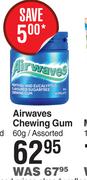 Airwaves Chewing Gum Assorted-60g