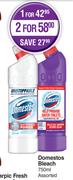Domestos Bleach Assorted-750ml