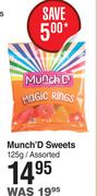 Munch D Sweets Assorted-125g