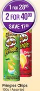 Pringles Chips Assorted-For 2 x 100g