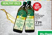 B-Well Blended Canola & Extra Virgin Olive Oil-1L Each