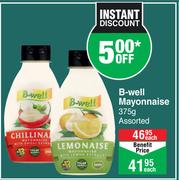 B-Well Mayonnaise Assorted-375g Each