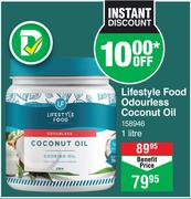 Lifestyle Food Odourless Coconut Oil-1L