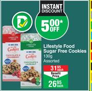 Lifestyle Food Sugar Free Cookies Assorted-130g Each