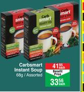 Carbsmart Instant Soup Assorted-68g Each