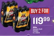 Miller Genuine Draft Handies-For 2 x 6 x 330ml