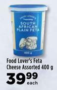 Food Lover's Feta Cheese Assorted-400g Each