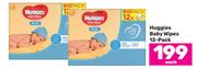 Huggies Baby Wipes 12 Pack-Each