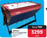 Shoot 54" 3 In 1 Gaming Table