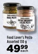 Food Lover's Pesto Assorted-130g Each