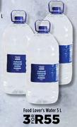 Food Lover's Water-For 3 x 5Ltr
