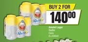 Amstel Lager Radler Cans-For 2 x 6 x 440ml