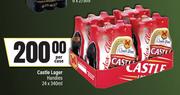 Castle Lager Handies-24 x 340ml Per Case
