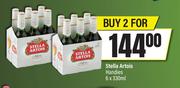 Stella Artois Handies-For 2 x 6 x 330ml