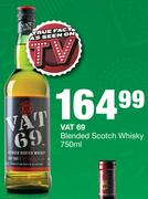 VAT 69 Blended Scotch Whisky-750ml