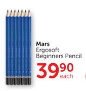 Mars Ergosoft Beginners Pencil-Each