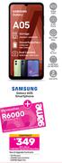 Samsung Galaxy A05 Smartphone-On 1.3GB Red Top Up Core More Data