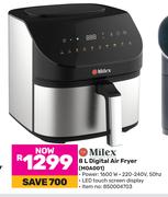 Milex 8Ltr Digital Air Fryer MOA001