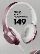 Premio X1 AUX Headphones