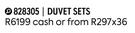 Oeko-Tex 30-Piece Duvet Set (Double)
